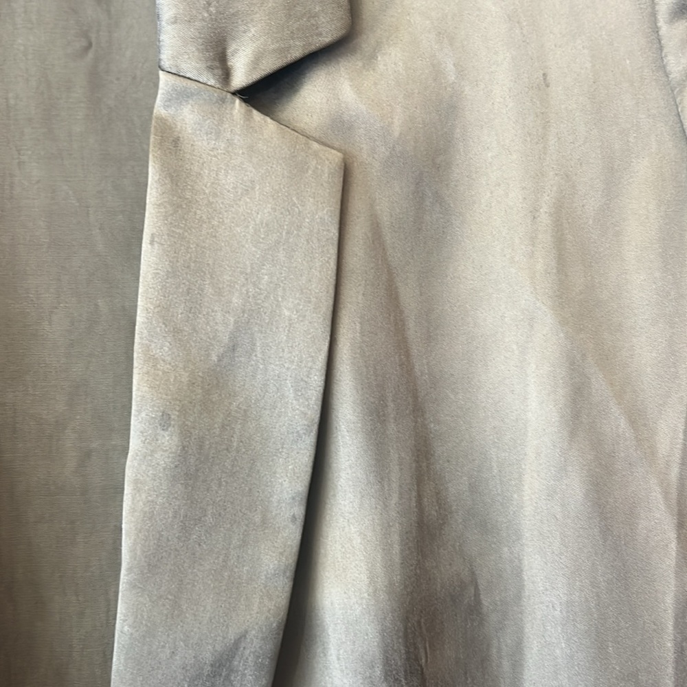 Diane Von Furstenberg green cupro blazer size 6 - Picture 4 of 7